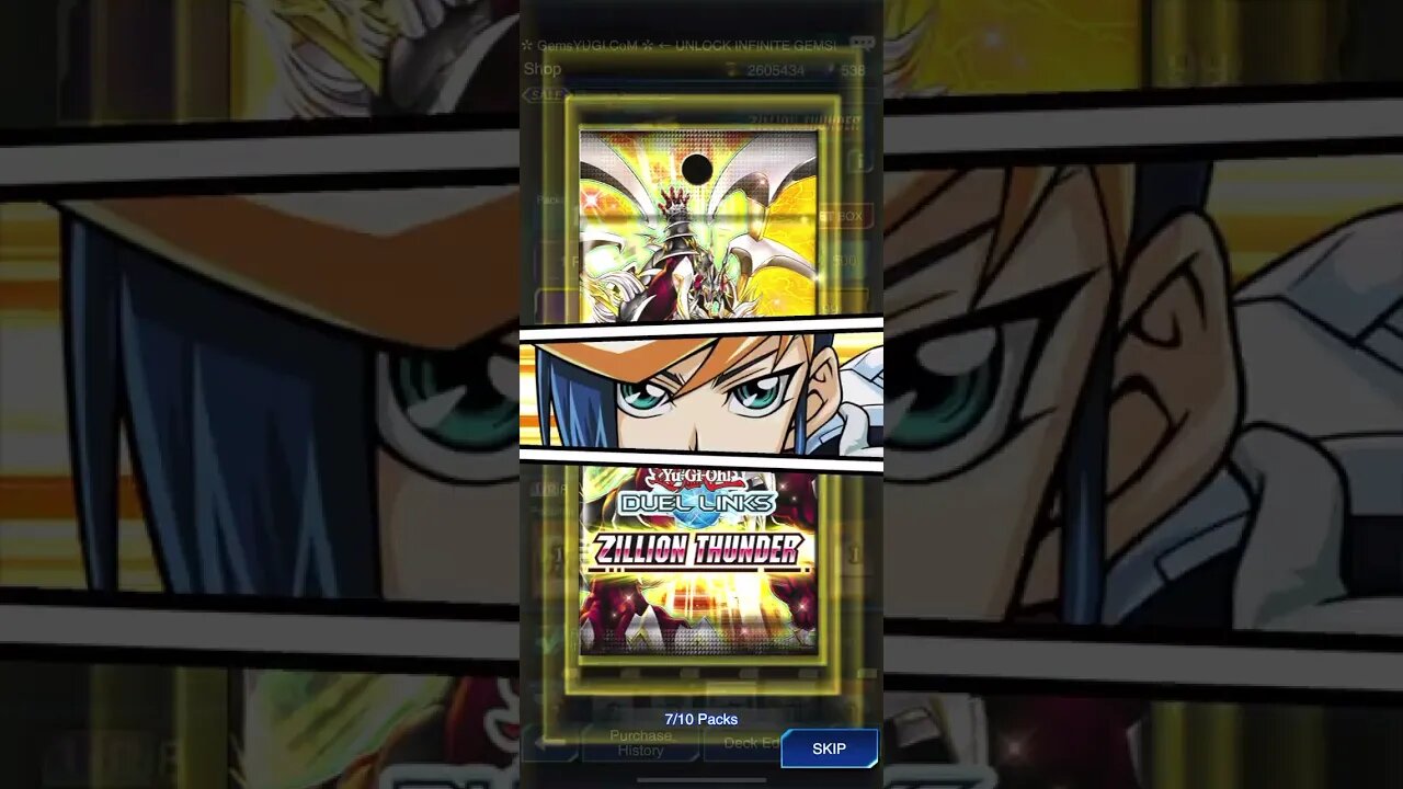 Yu-Gi-Oh! Duel Links - NEW Main Box No. 47 Zillion Thunder x First Openings