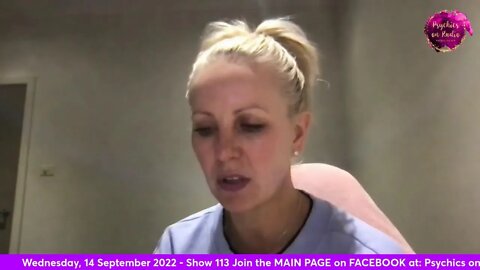 Wednesday, 14 September 2022 - Show 113 - Psychics on Radio, Angels on Air