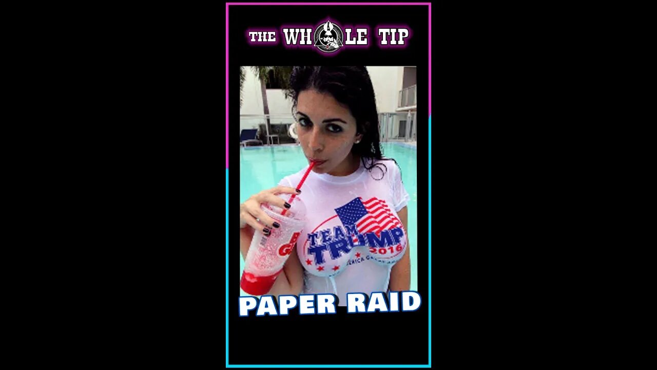 PAPER RAID - 🙄🙃 FBI RAIDS TRUMP'S MARA A LAGO #shorts #short