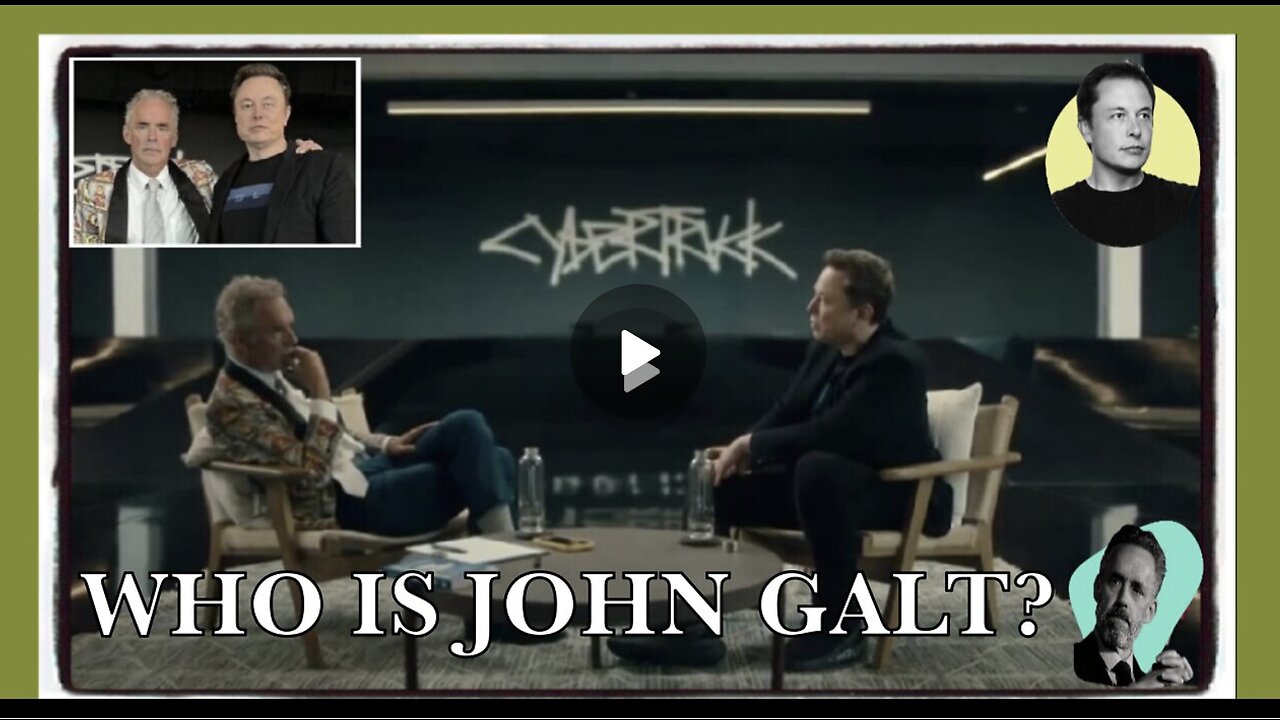 Elon Musk SITS DOWN W/ DR Jordan Peterson. A CONVERSATION FOR ALL OF HUMANITY. TY JGANON, SGANON