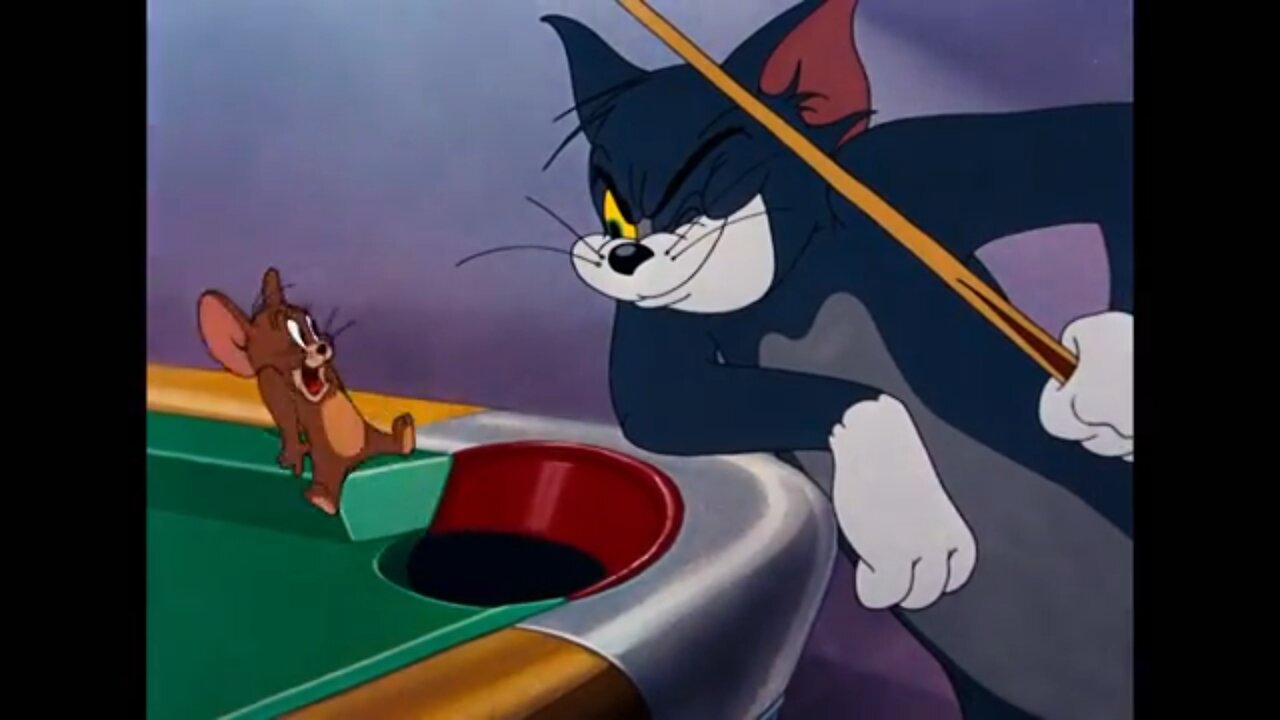 Tom and Jerry: Tom Playing Billiard