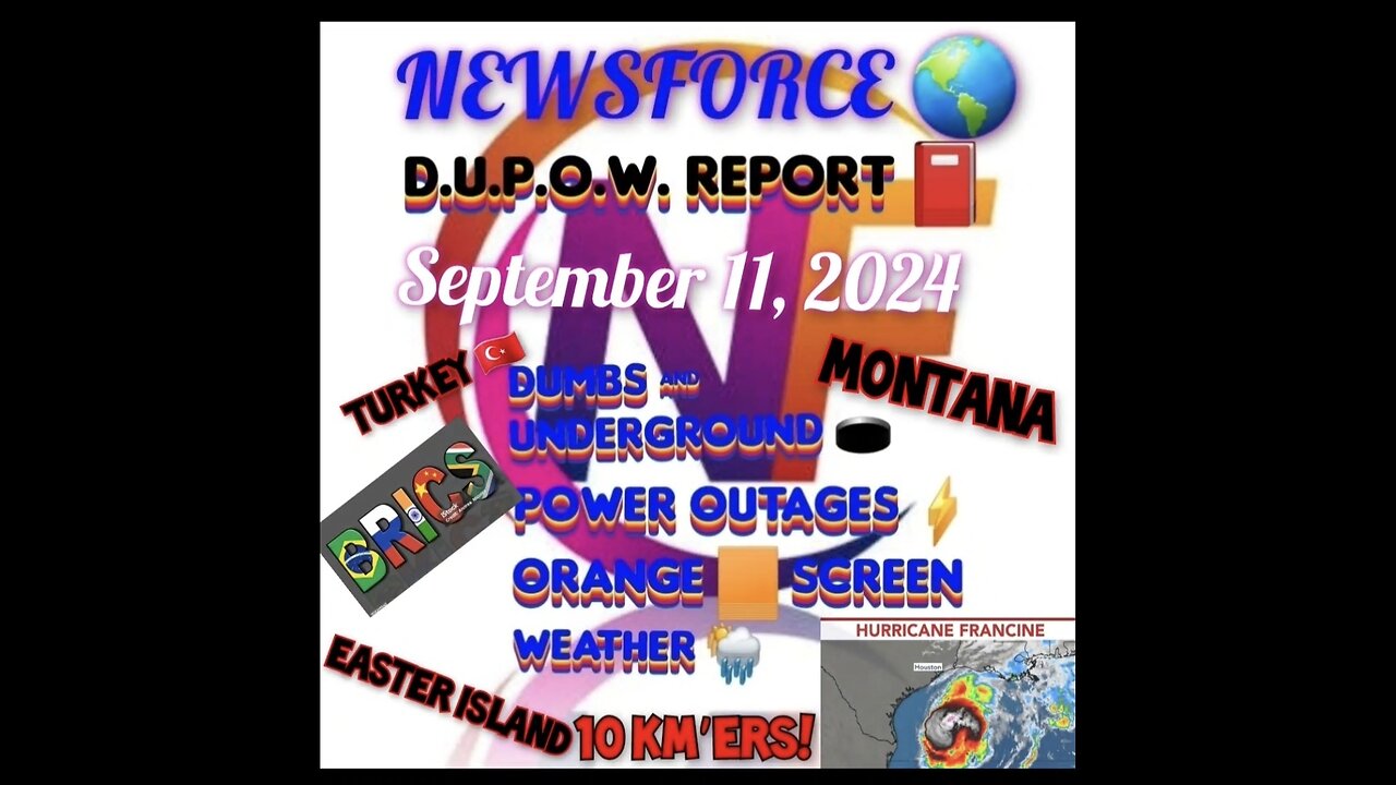 September 12, 2024 - NEWSFORCE 🌎 D.U.P.O.W REPORT! 📕 MEGA ACTION & PROGESS! 🏆