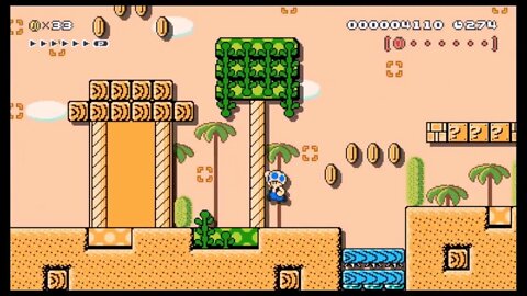 Mario Maker 2 SMB 3 Desert Levels