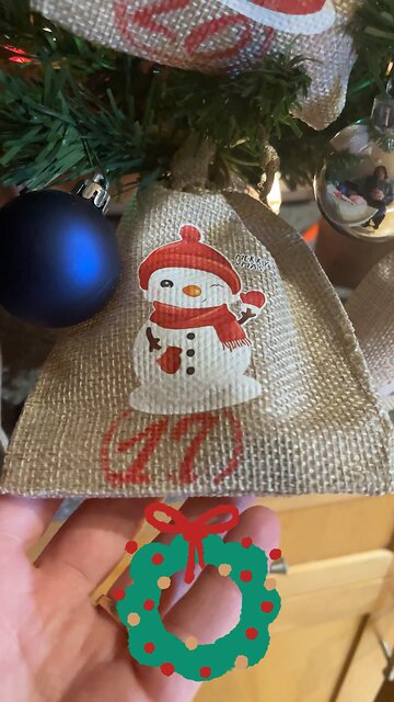 Advent Calendar Christmas Tree Day 17