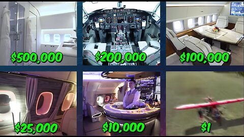 MrBeast | $1 vs $500,000 Plane Ticket!