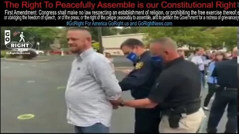 Arrested For Protesting the Gospel Peacefully