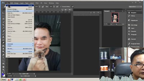 วิธีการใช้โปรแกรม Photoshop พื้นฐาน ในงานออนไลน์