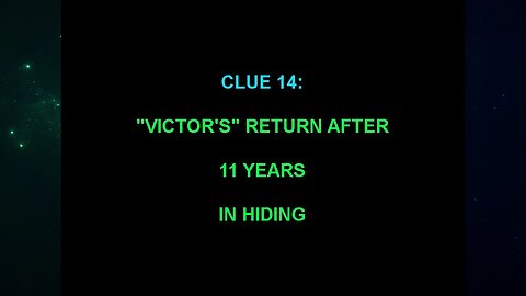 Clue 14 (Andrew Burlington's The "Alien Interview" Video Analysis)