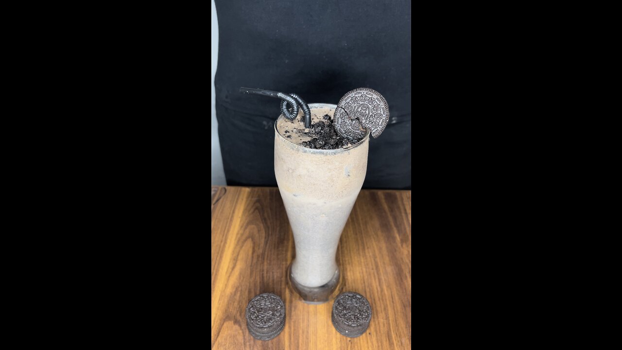 Oreo Chocolate Milkshake #asmr #recipe #delicious #viral