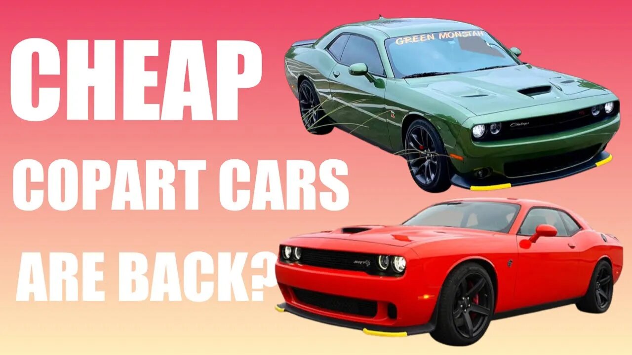 Cars Going Super Cheap Again at Copart?