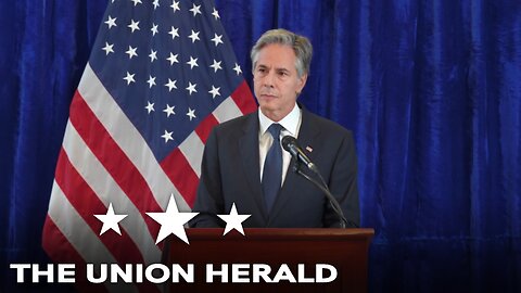 Secretary of State Blinken Holds a Press Conference in Laos