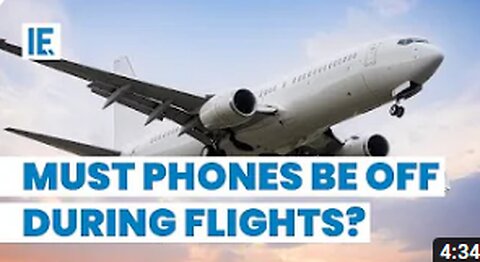 Why Do You Have to Turn Off Electronic Devices on an Airplane?