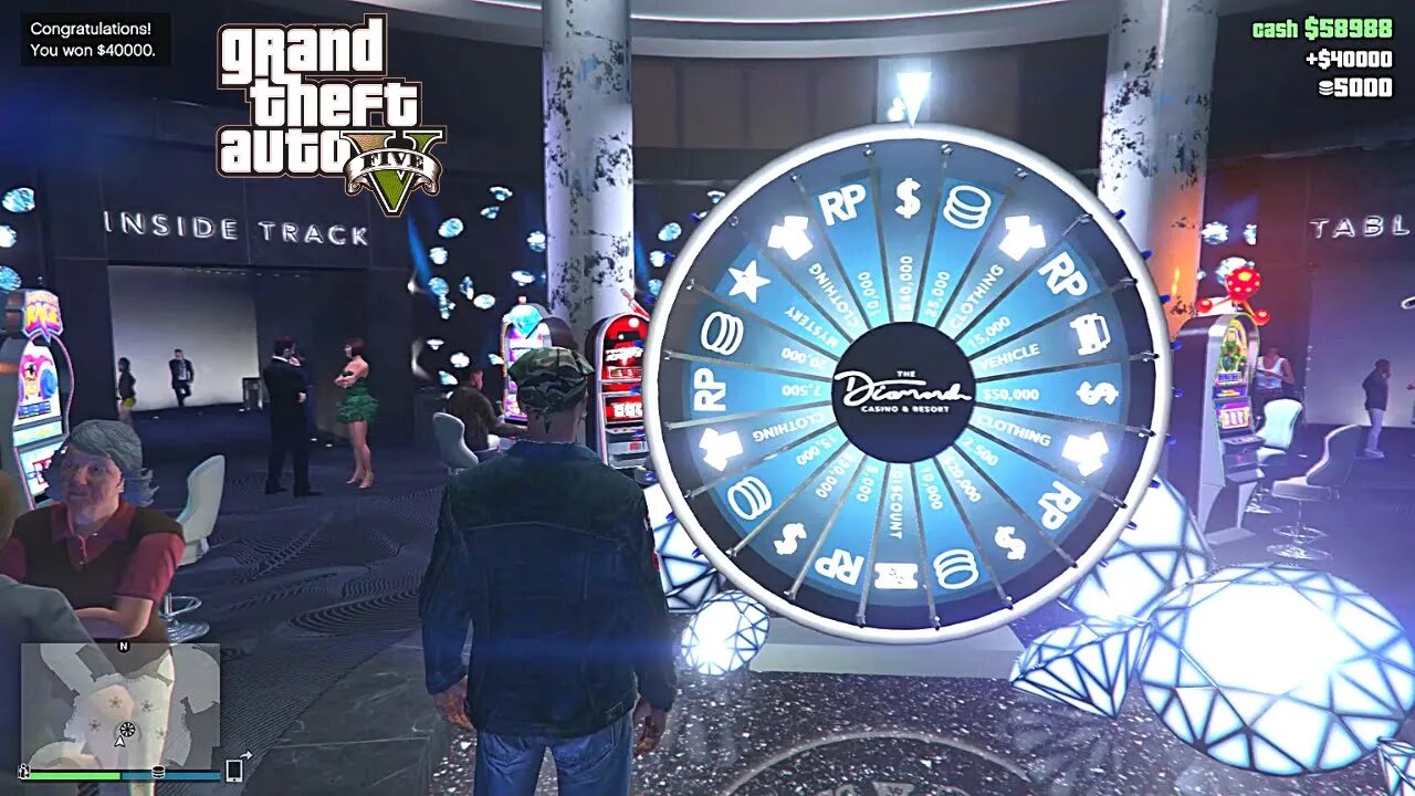 I Got $40000 From Lucky Wheel Spin | Diamond Casino & Resort | GTA 5 Online