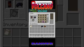 Volcano Banner | Minecraft
