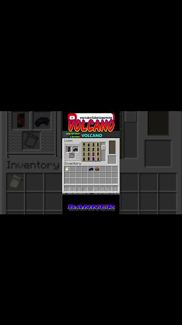 Volcano Banner | Minecraft