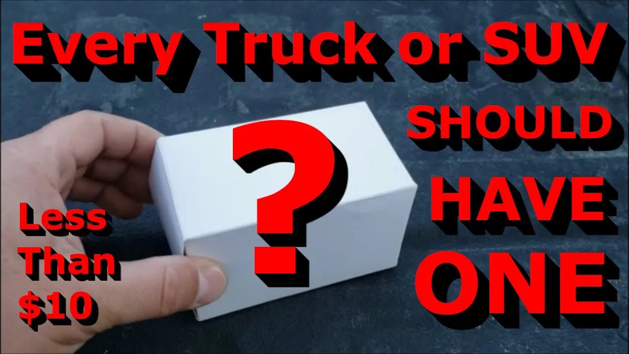 Every Truck and SUV Should Have One - Less than $10