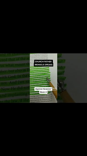 Church Father Irenaeus Speaks About "The Law"