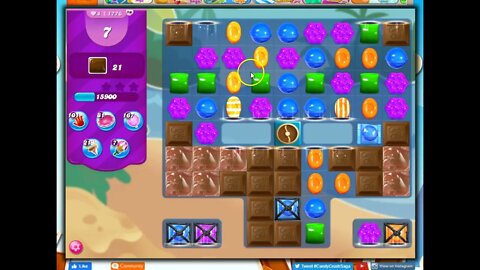 Candy Crush Level 1776 Talkthrough, 12 Moves 0 Boosters