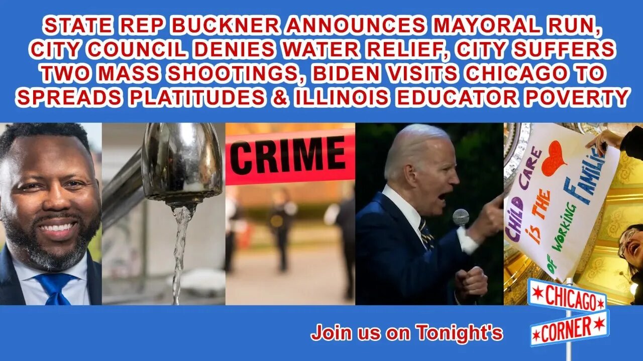 Buckner Announces Mayoral Run, City Council Denies Water Relief, 2 Mass Shootings, Biden Visits