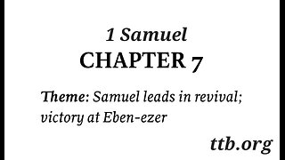 1 Samuel Chapter 7 (Bible Study)