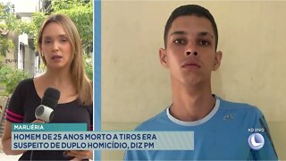Marliéria: Homem de 25 anos morto a tiros era suspeito de duplo homicídio, diz PM