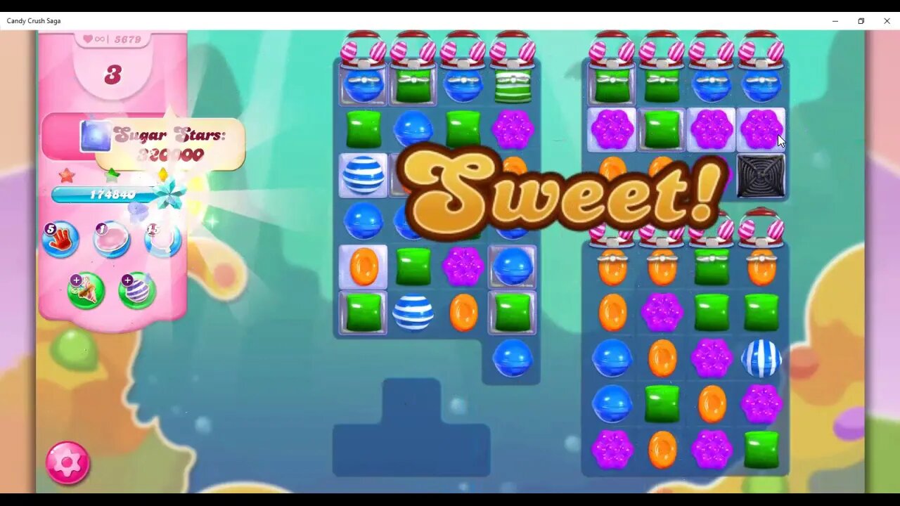 Candy Crush Level 5679 Talkthrough, 24 Moves 0 Boosters