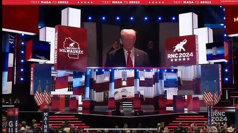 WATCH: Trump makes emotional entrance at 2024 Republican National Convention...