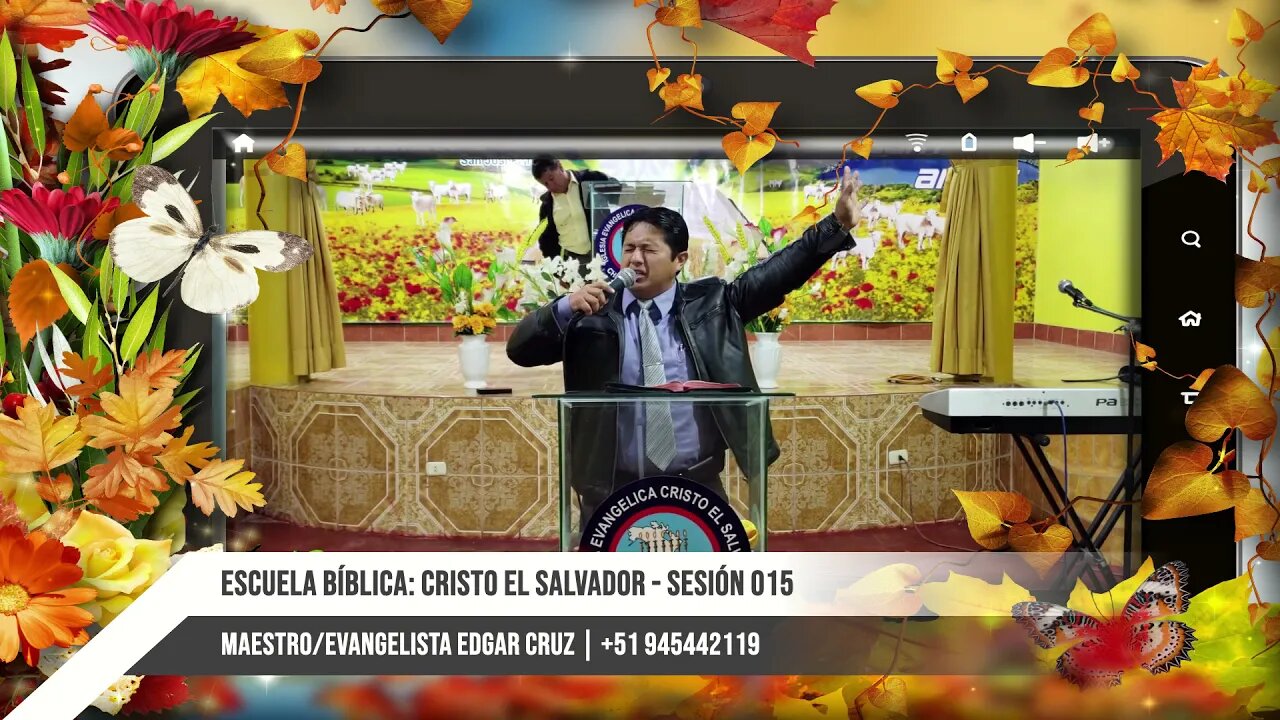 Escuela Bíblica: Cristo el Salvador - Sesión 015 - EDGAR CRUZ MINISTRIES