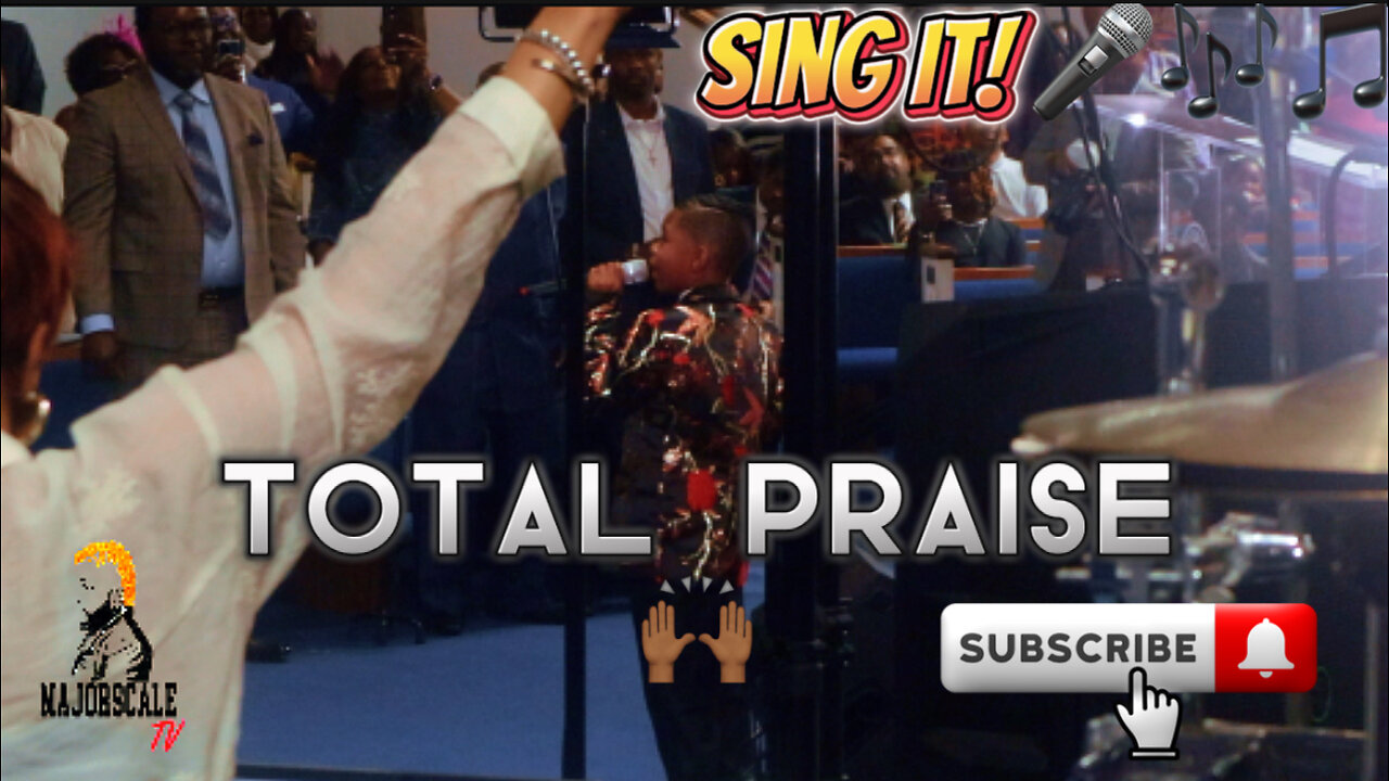 This kid can really sang!! #totalpraise