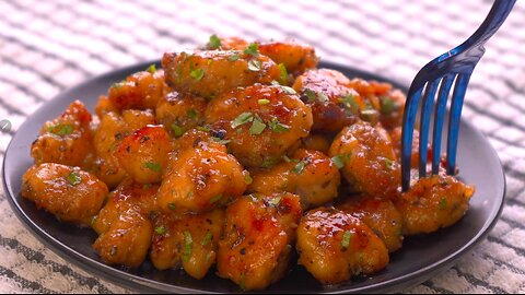 Garlic Butter Chicken Bites 🧄🧈🍗 Easy and Delicious Homemade Recipe 🤤 One Bite butter garlic chicken