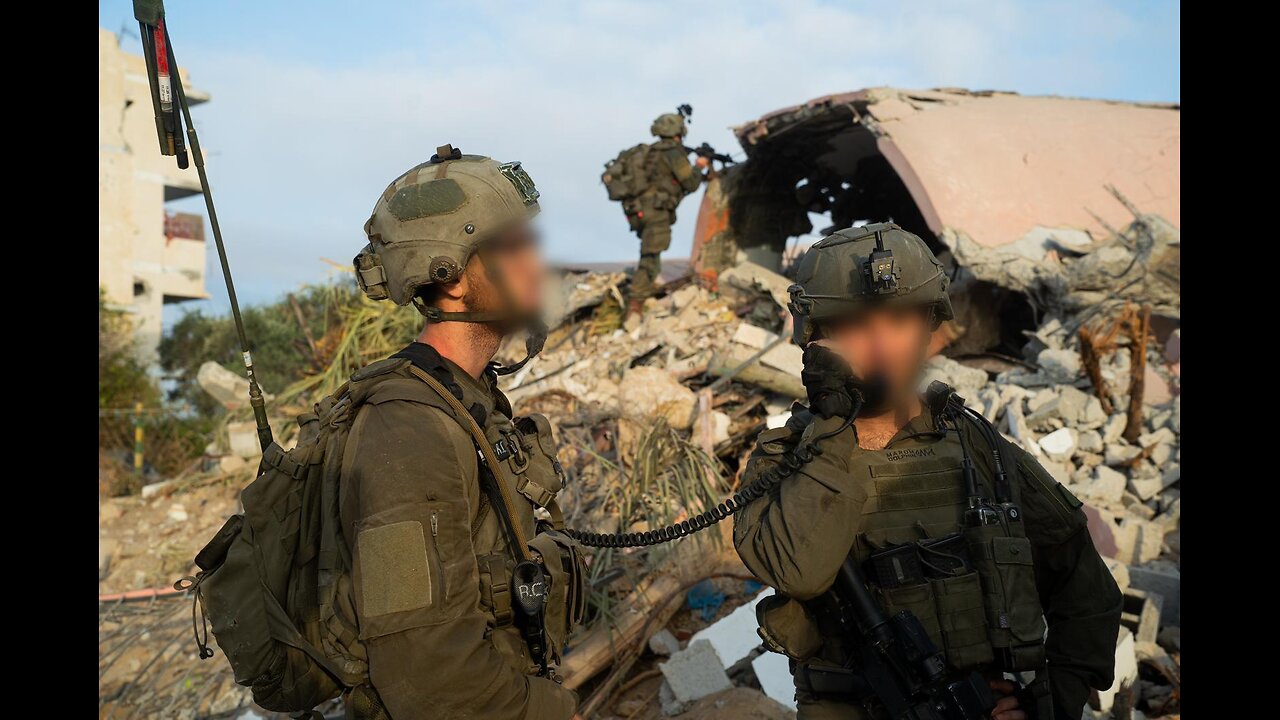 Attached is footage of the activity of the Paratroopers Brigade in Khan Yunis: