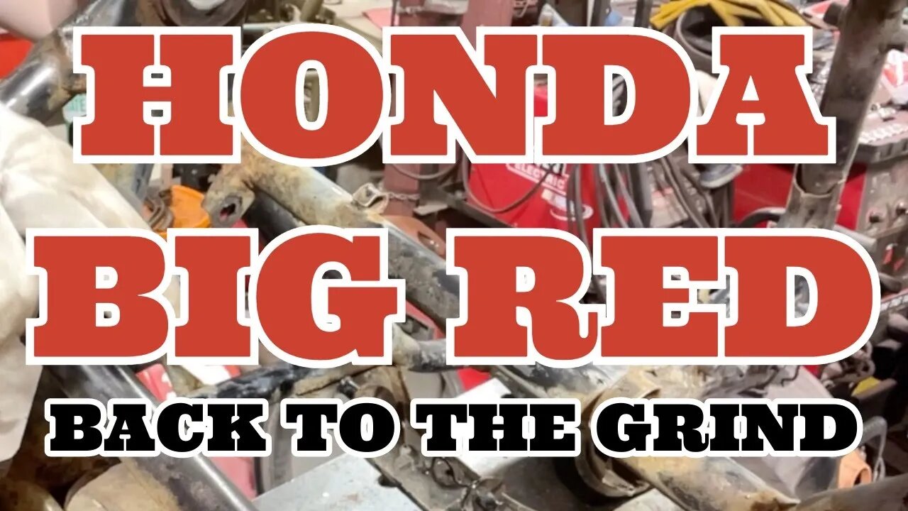 Honda Big Red - Restoration - I Hate Bike Frames