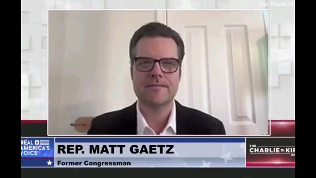 Matt Gaetz: "I'm still gonna be in the fight, but it's gonna be from a new perch..."