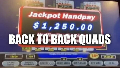 ODDS OF HITTING THIS JACKPOT IS 106,000 to 1 #VideoPoker