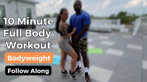 10 Minute Full Body Workout 5.0 (Bodyweight & Fat Burning - Follow Along)