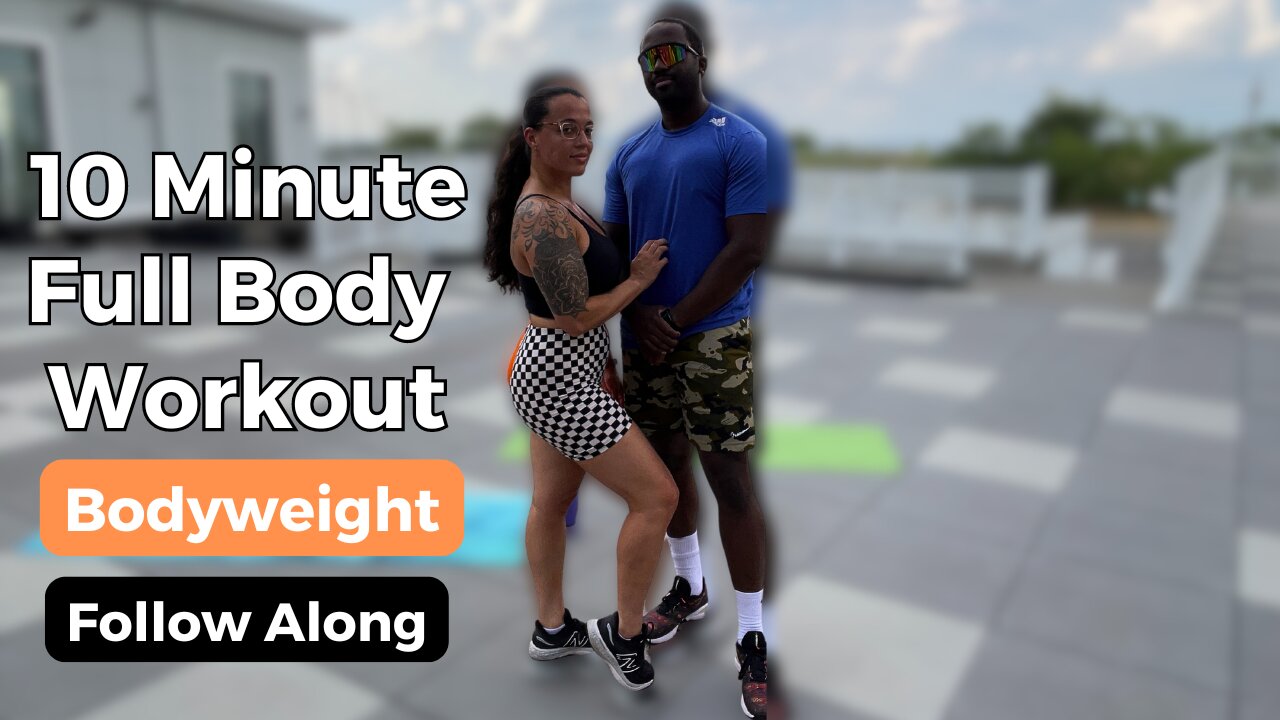 10 Minute Full Body Workout 5.0 (Bodyweight & Fat Burning - Follow Along)