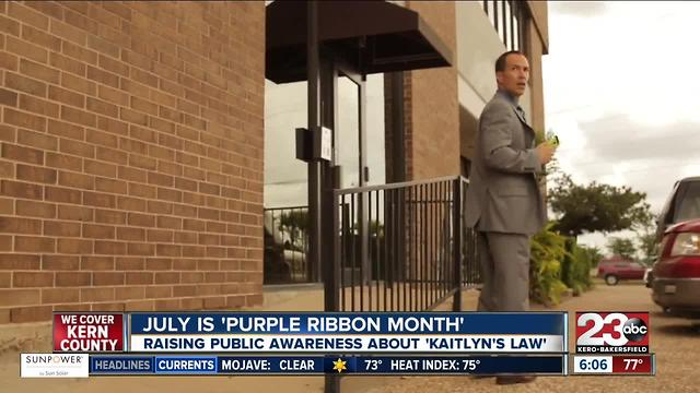 Purple Ribbon Month
