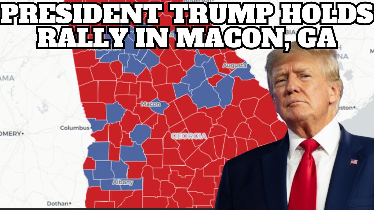 President Trump Holds Rally in Macon, Georgia, Nov. 3, 2024, 6:30 pm ET