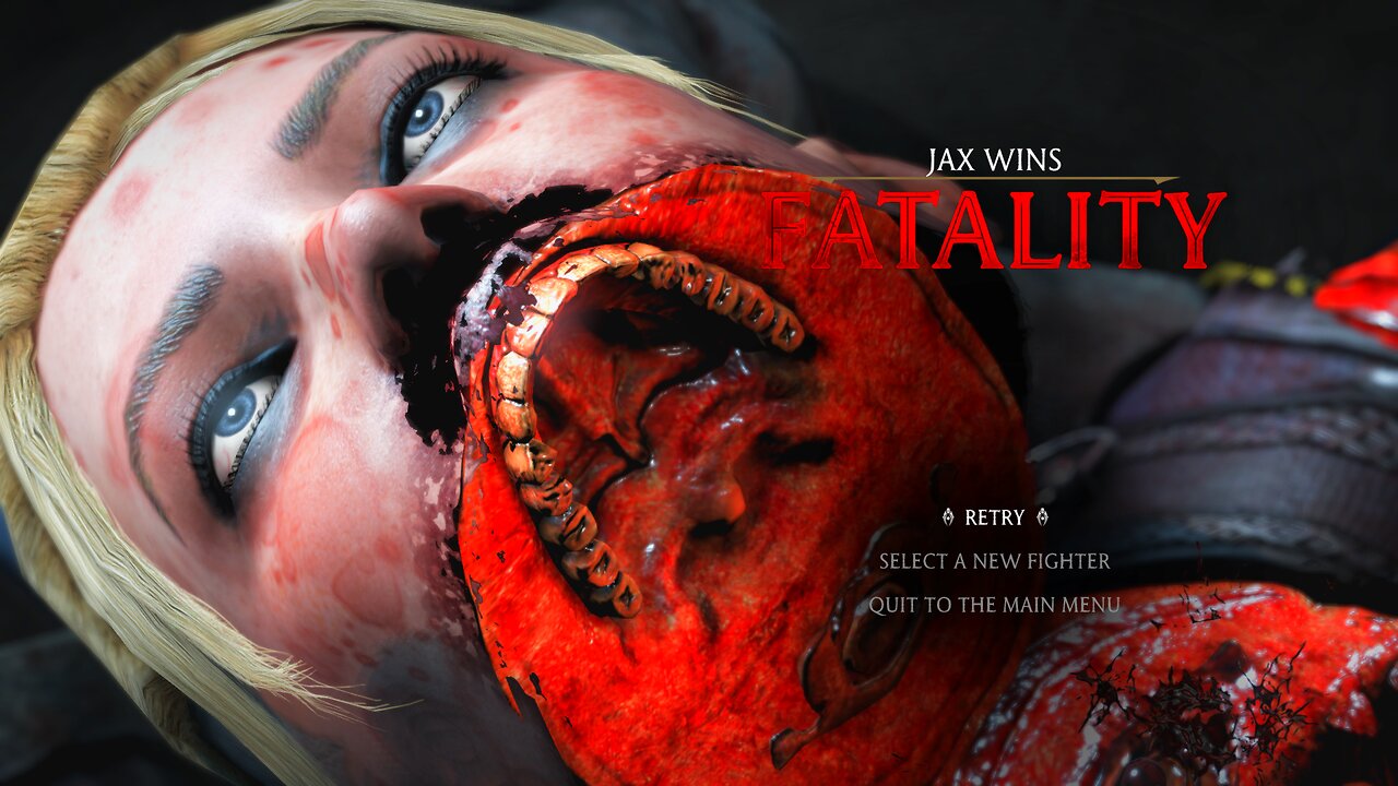 Mortal Kombat XL jax Fatality with Free Cam