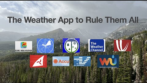 The Weather App to Rule Them All