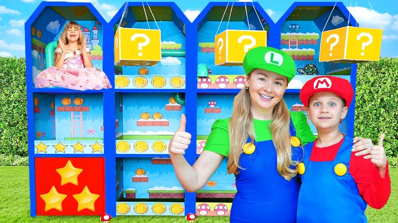 Diana and Roma's Super Mario Bros Adventure - Can They Save the Princess?