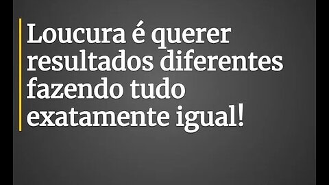 Acontece no domingo!