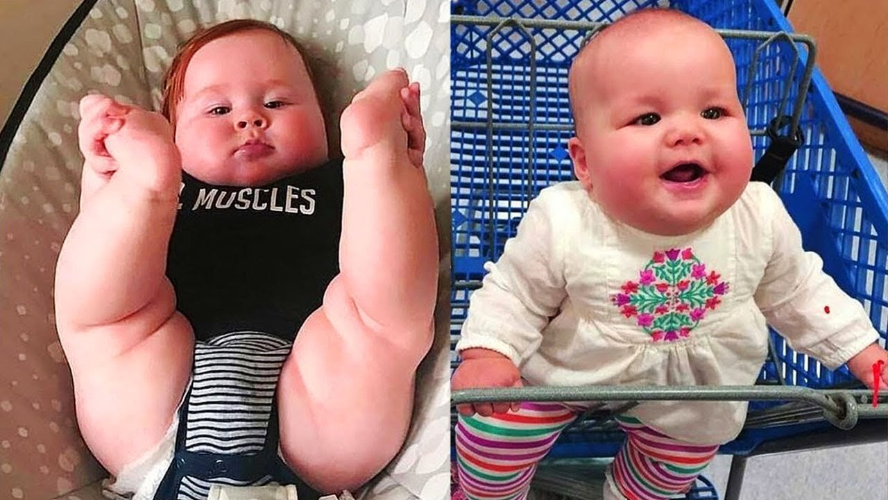 Funny Baby Video - The Cutest Chubby Baby