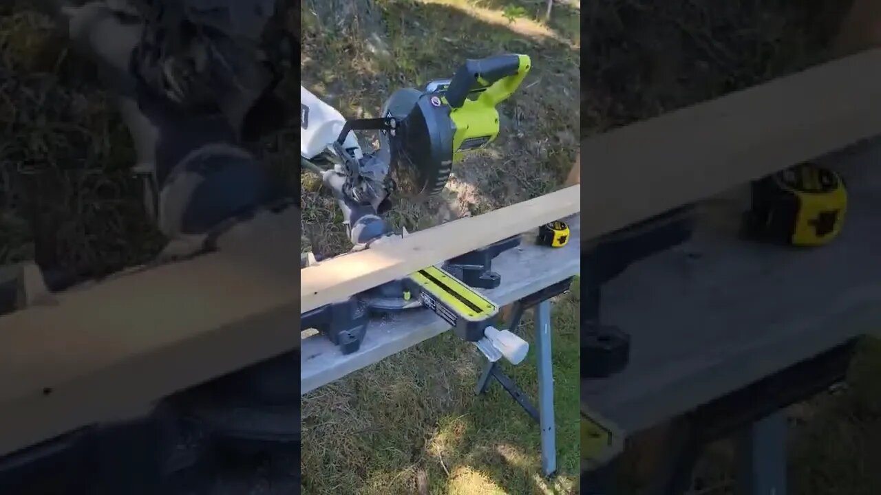 Portable Miter Saw #shorts #ryobi