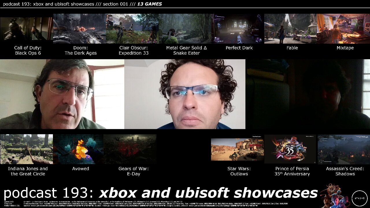 +11 003/004 011/013 006/007 podcast 193: xbox and ubisoft showcases