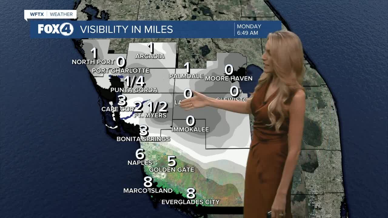 FORECAST: Foggy start, sunny & warm Monday afternoon