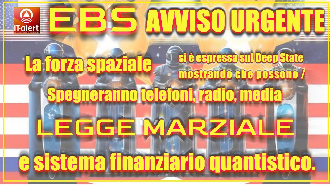 AVVISO URGENTE 🚨 EBS 🚨Spegneranno telefoni, radio, media