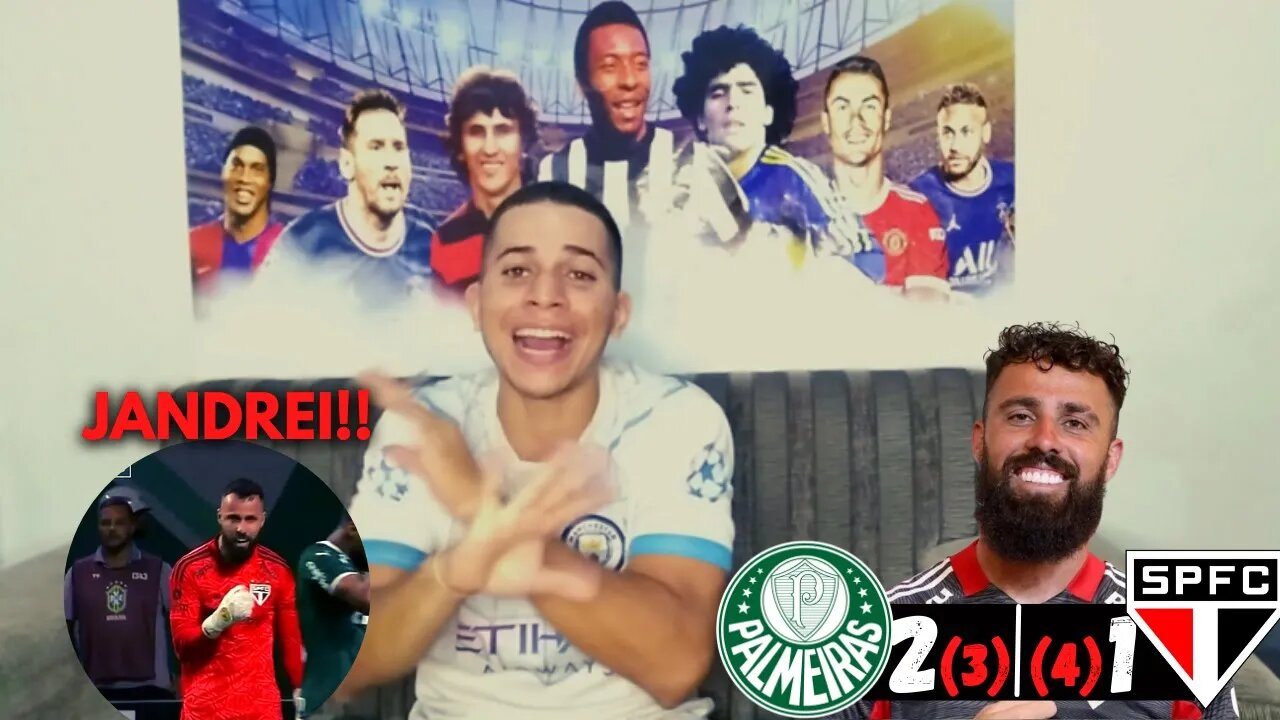 [REACT] REAÇÕES PALMEIRAS 2 (3) X (4) 1 SÃO PAULO | COPA DO BRASIL 2022