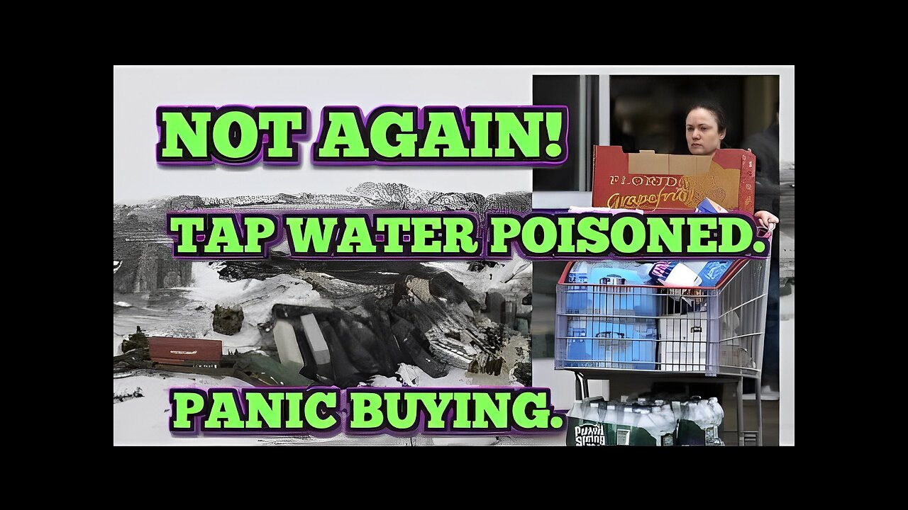 NOT AGAIN! 2 NEW "INCIDENTS"! PANIC BUYING AFTER TAP WATER POISONED.