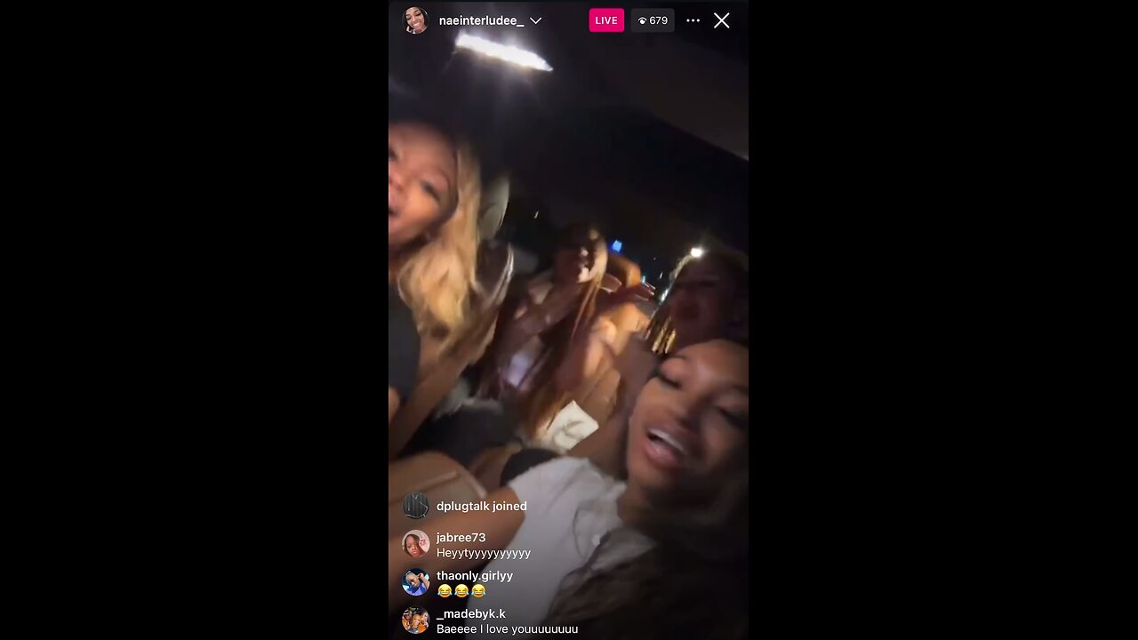 NAE INTERLUDEE (NAE NICOLE) INSTAGRAM LIVE STREAM (06/23/24) GIRLS NIGHT OUT *SUPER TURNT*